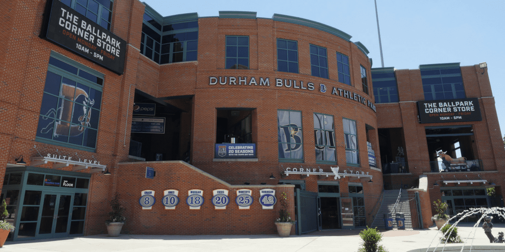 Durham Bulls unis commemorate 25 years as Rays affiliate