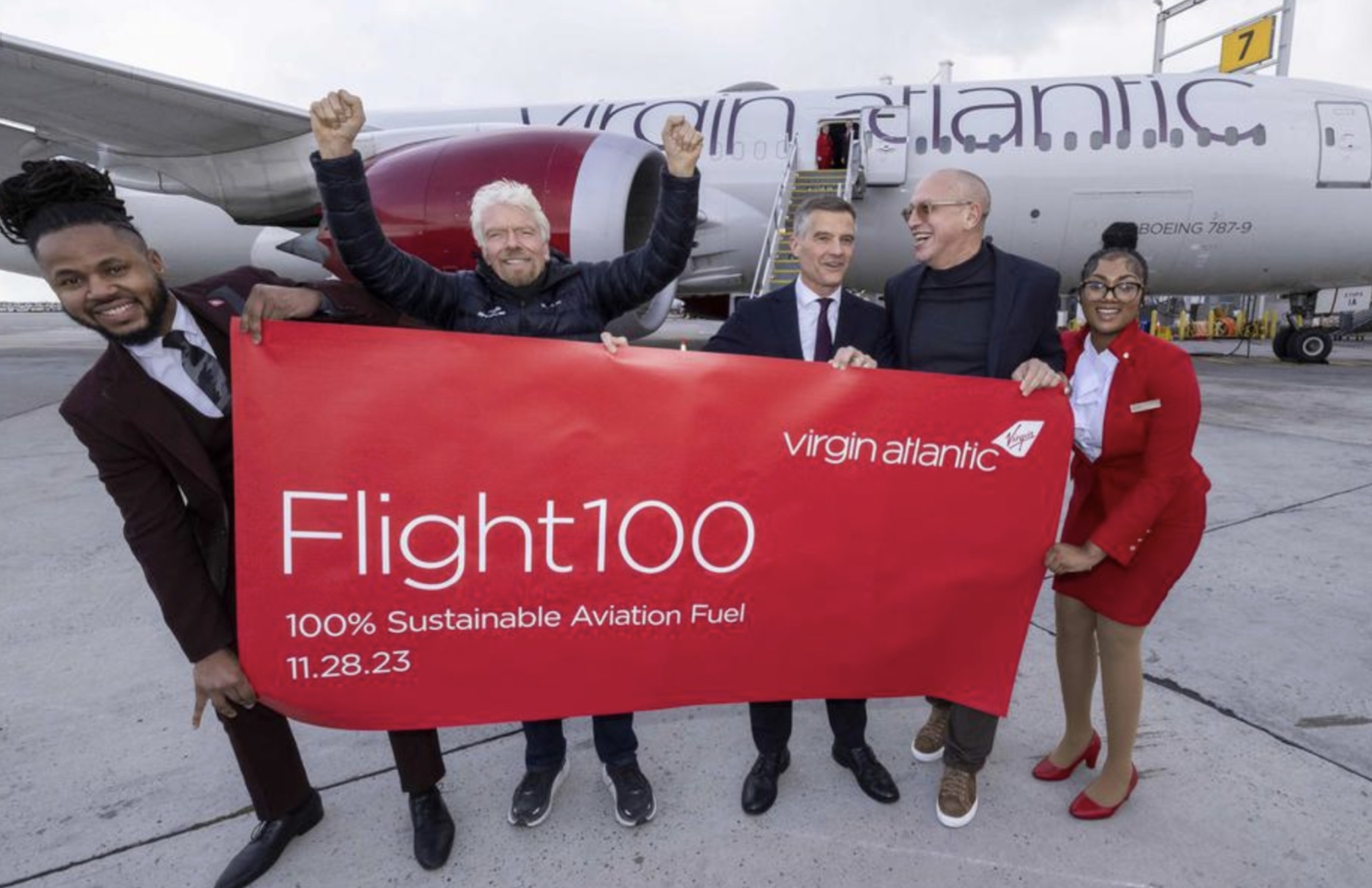 Virgin Atlantic Flies Transatlantic Flight Using 100% SAF